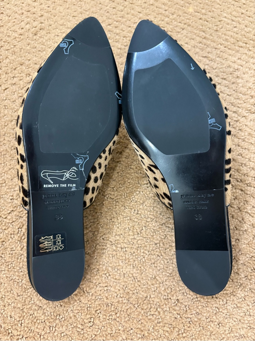 Jenni Kayne calf hair leopard print leather - BRAND NEW!! - Picture 4 of 6